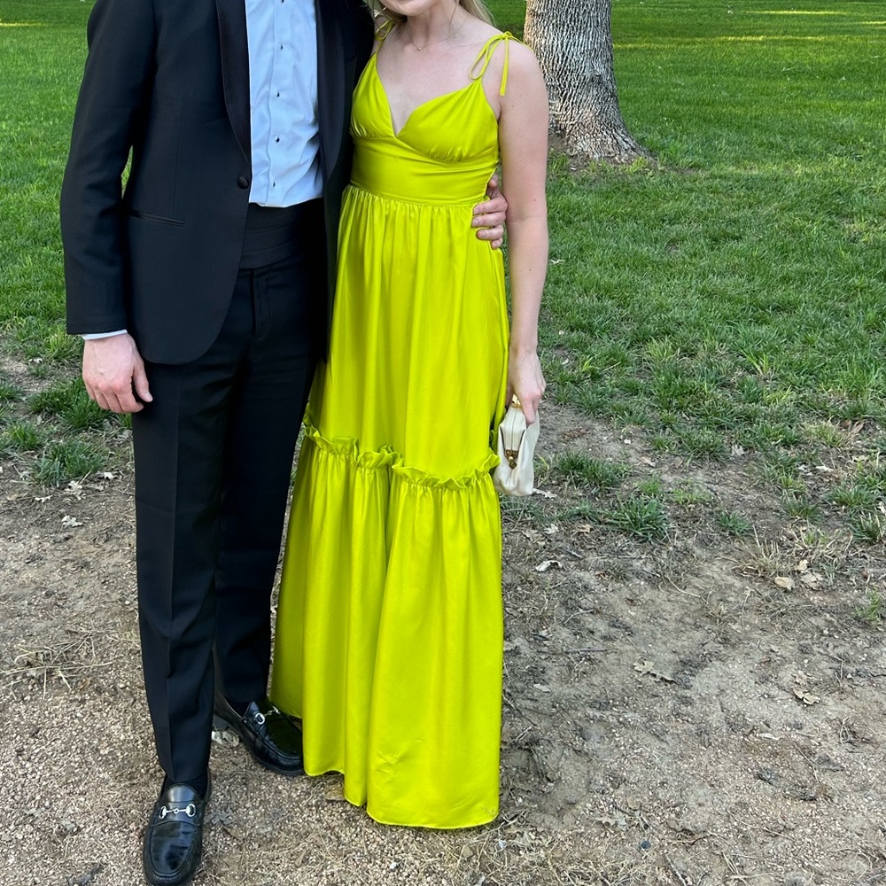 Cynthia Rowley Vibrant Yellow Maxi Dress
